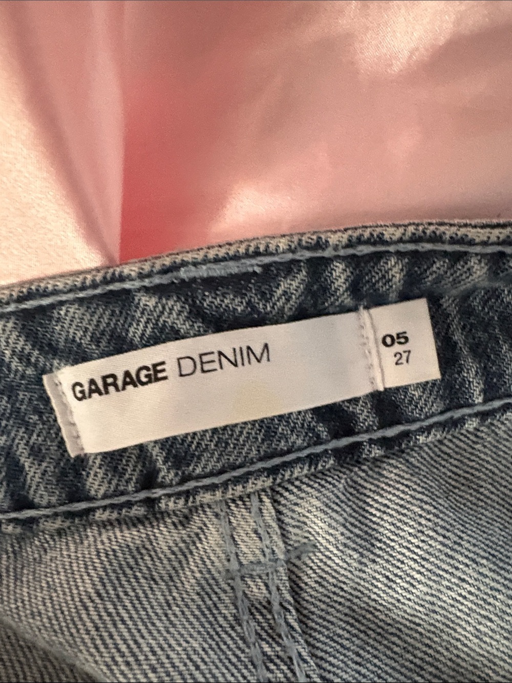 Garage Light Wash Denim Jeans - Pale Blue